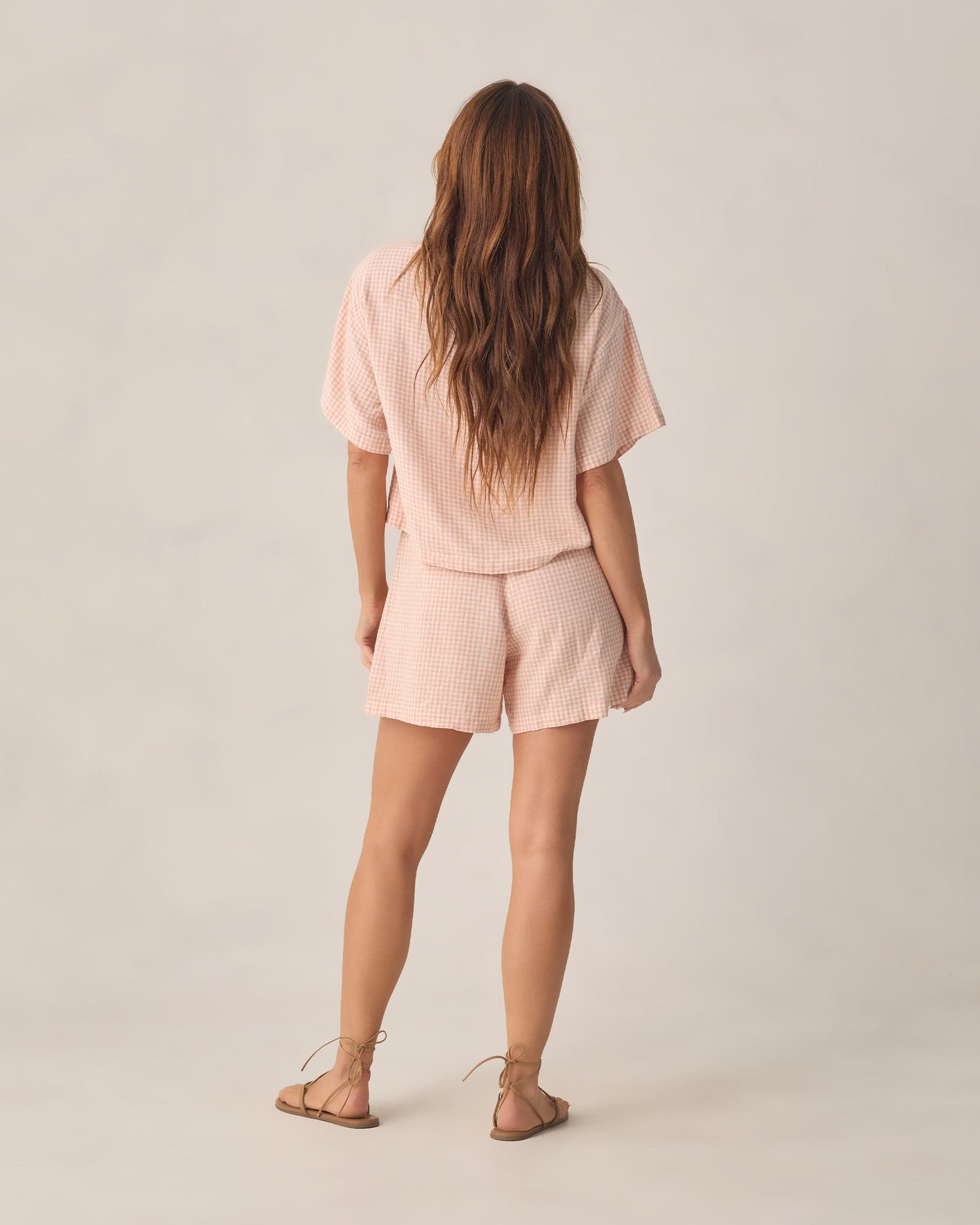 Women's Petal Gingham Juniper Set