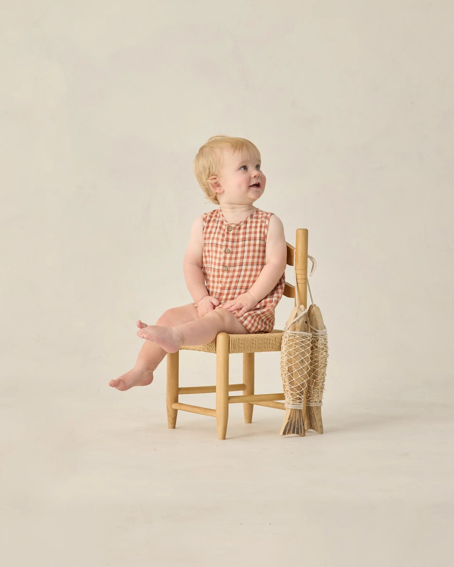 Poppy Gingham Mavrick Romper