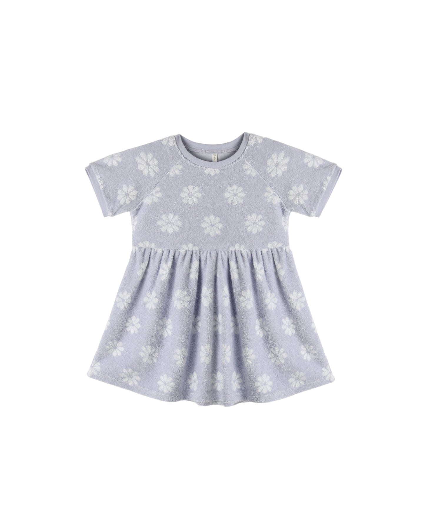 Periwinkle Daisy Raglan Dress