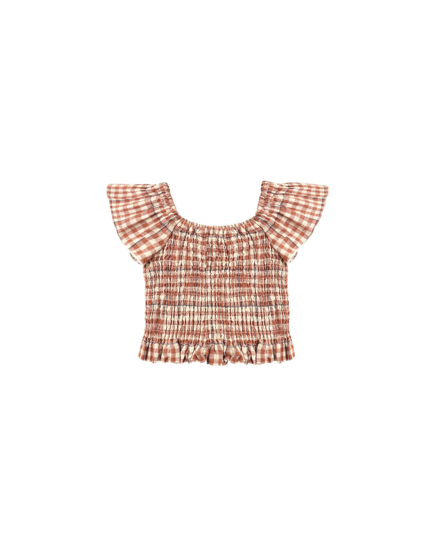 Poppy Gingham Zayla Top