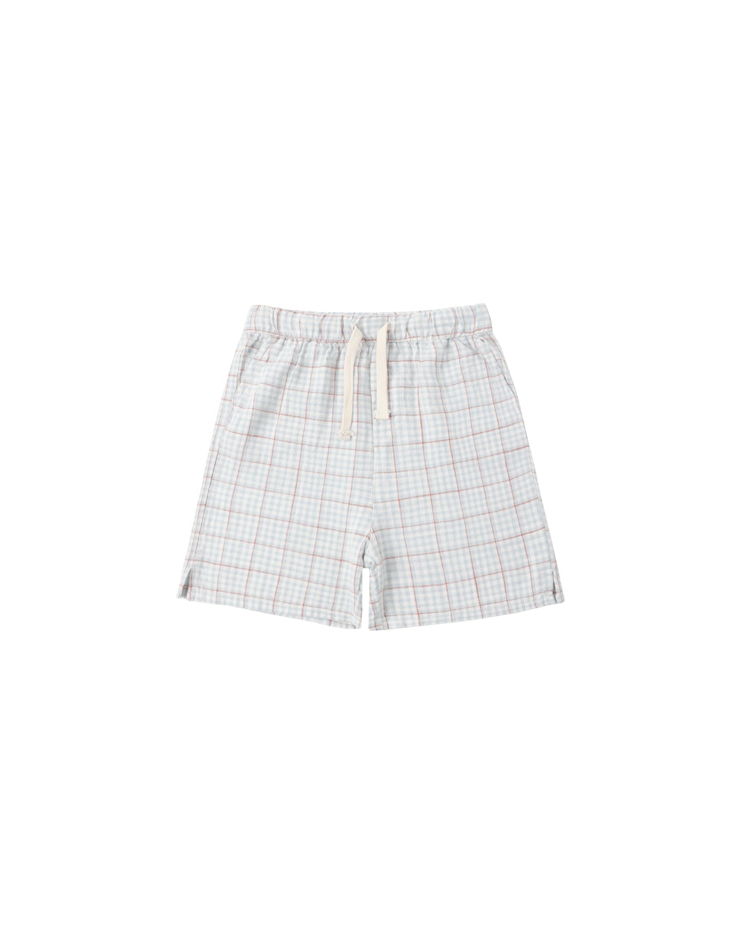 Light Blue Plaid Perry Short