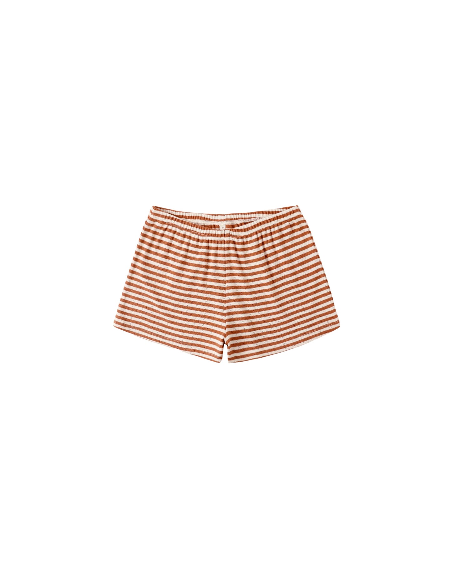 Poppy Stripe Pointelle Shorts