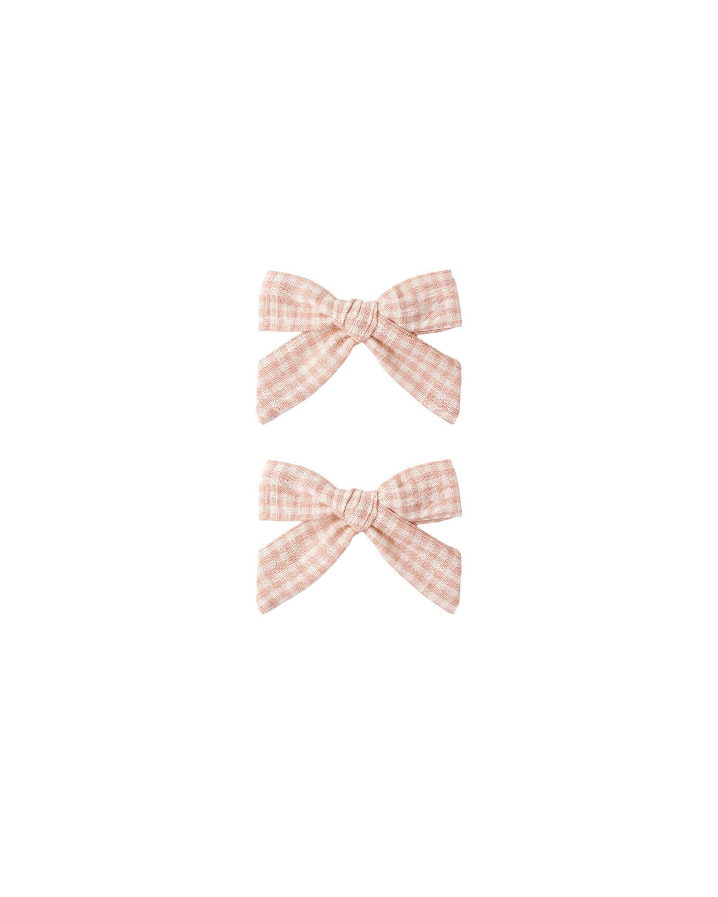 Petal Gingham Bows Set of 2