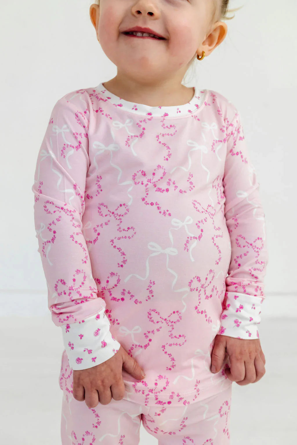 Cora Floral Bows Two Piece Set