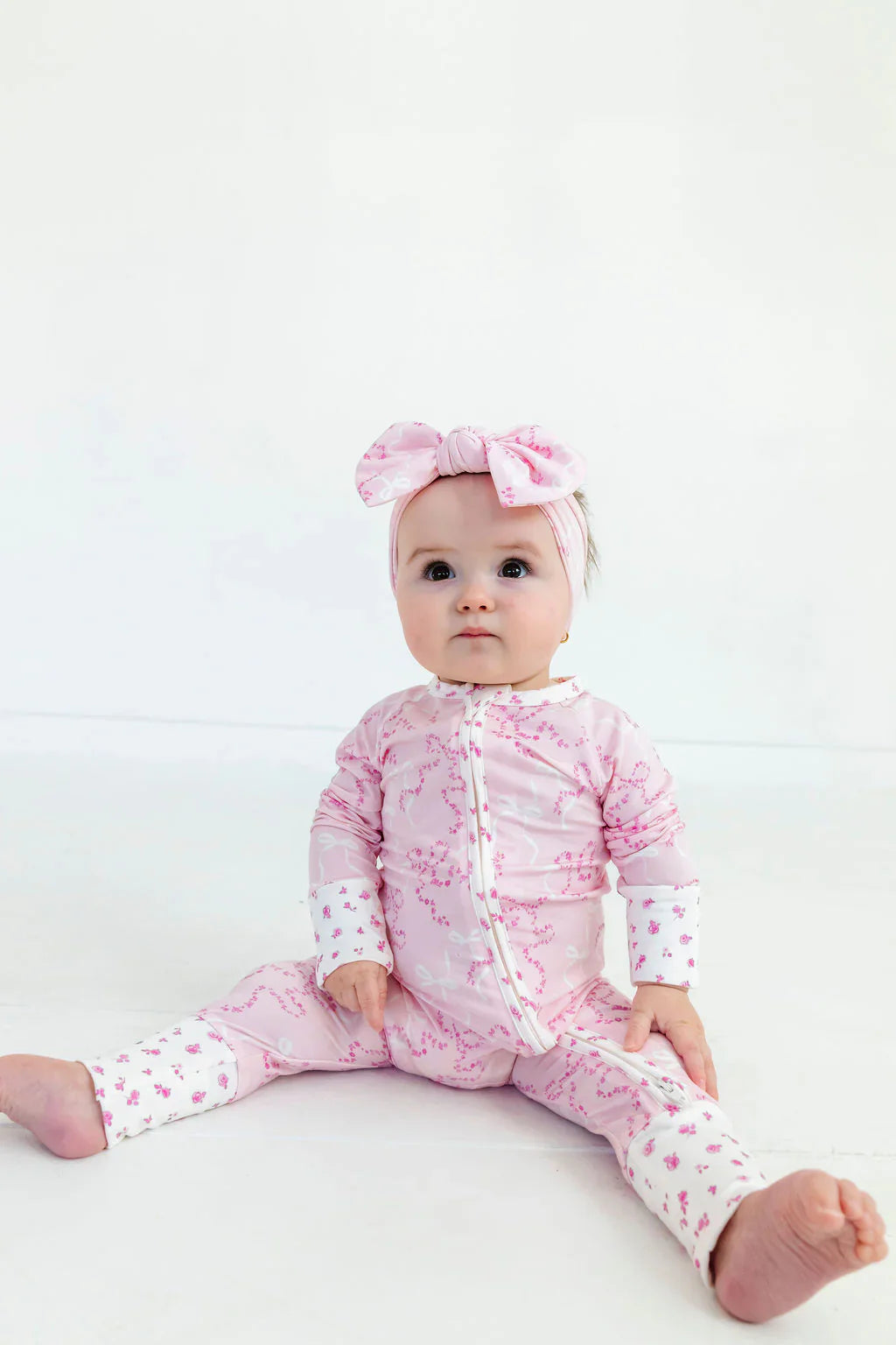 Cora Floral Zipper Romper