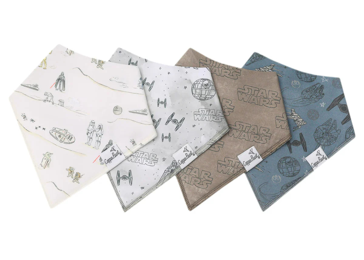 Copper Pearl - Tatooine Baby Bandana Bibs Set