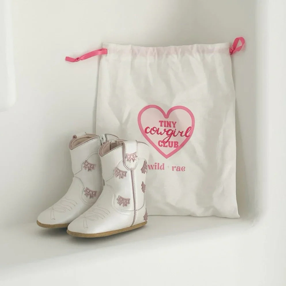 Cowgirl Bow Baby Bootie