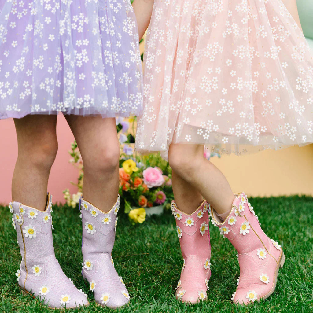 Cowgirl Pink Oopsie Daisy Boots