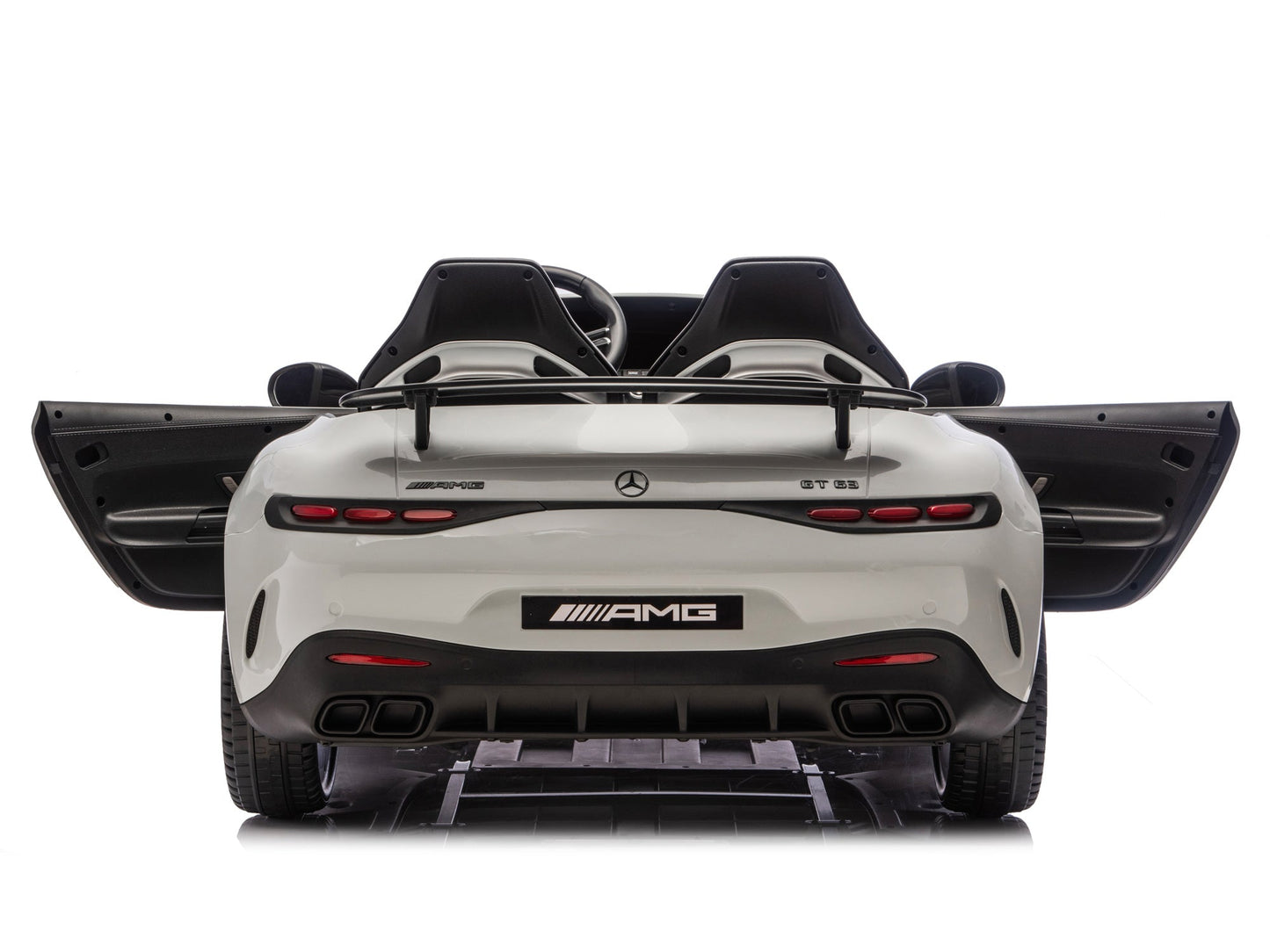 24V Mercedes AMG GT 63 Kids 2-Seater Ride On-Car - Gray