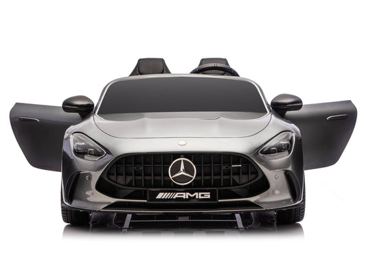 24V Mercedes AMG GT 63 Kids 2-Seater Ride On-Car - Silver