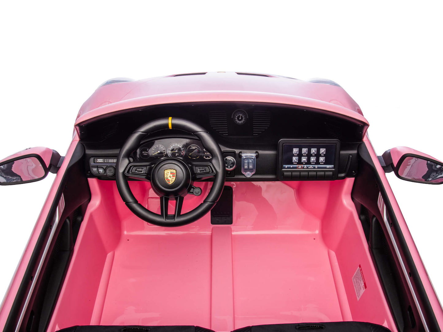 24V Porsche 911 GT3 Kids 2-Seater Ride On Car - Pink