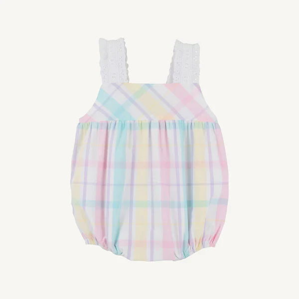 Brunch Plate Plaid with Worth Avenue White Babs Bubble