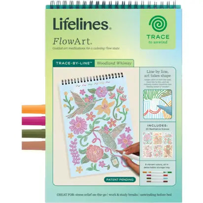 Flowart - Trace By Line - Woodland Whimsy