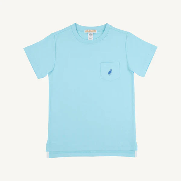 Belhaven Blue/Wood Boat Blue Carter Crewneck