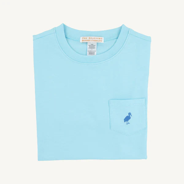 Belhaven Blue/Wood Boat Blue Carter Crewneck