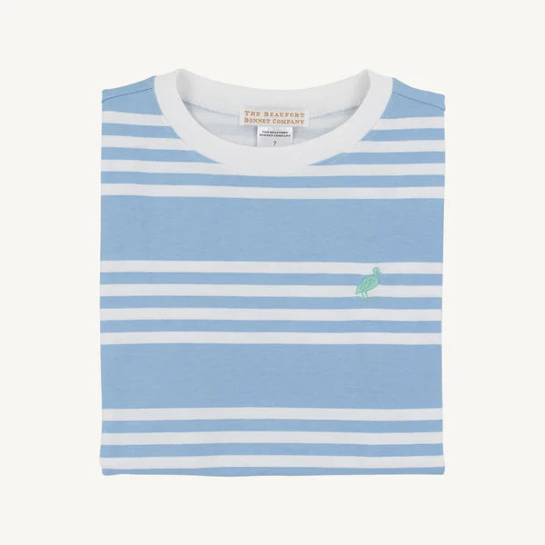 Saddle Ridge Stripe Carter Crewneck