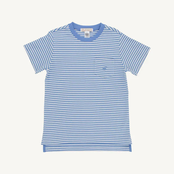 Sunrise Blvd Blue Stripe Carter Crewneck