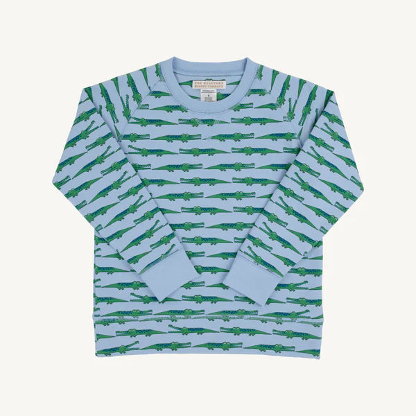 See Ya Later Alligator with Beale Street Blue Cassidy Comfy Crewneck