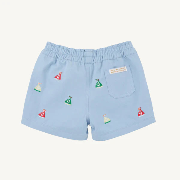 Beale Street Blue with Sailboats Critter Sheffield Shorts