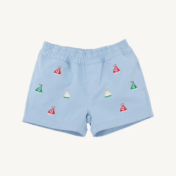 Beale Street Blue with Sailboats Critter Sheffield Shorts