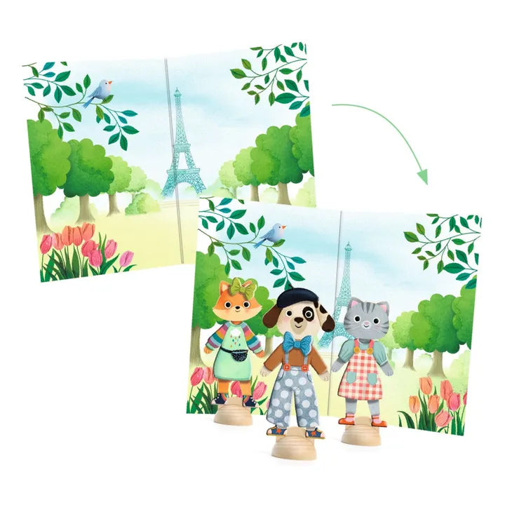 Bonjour Paris Collage Craft  Kit