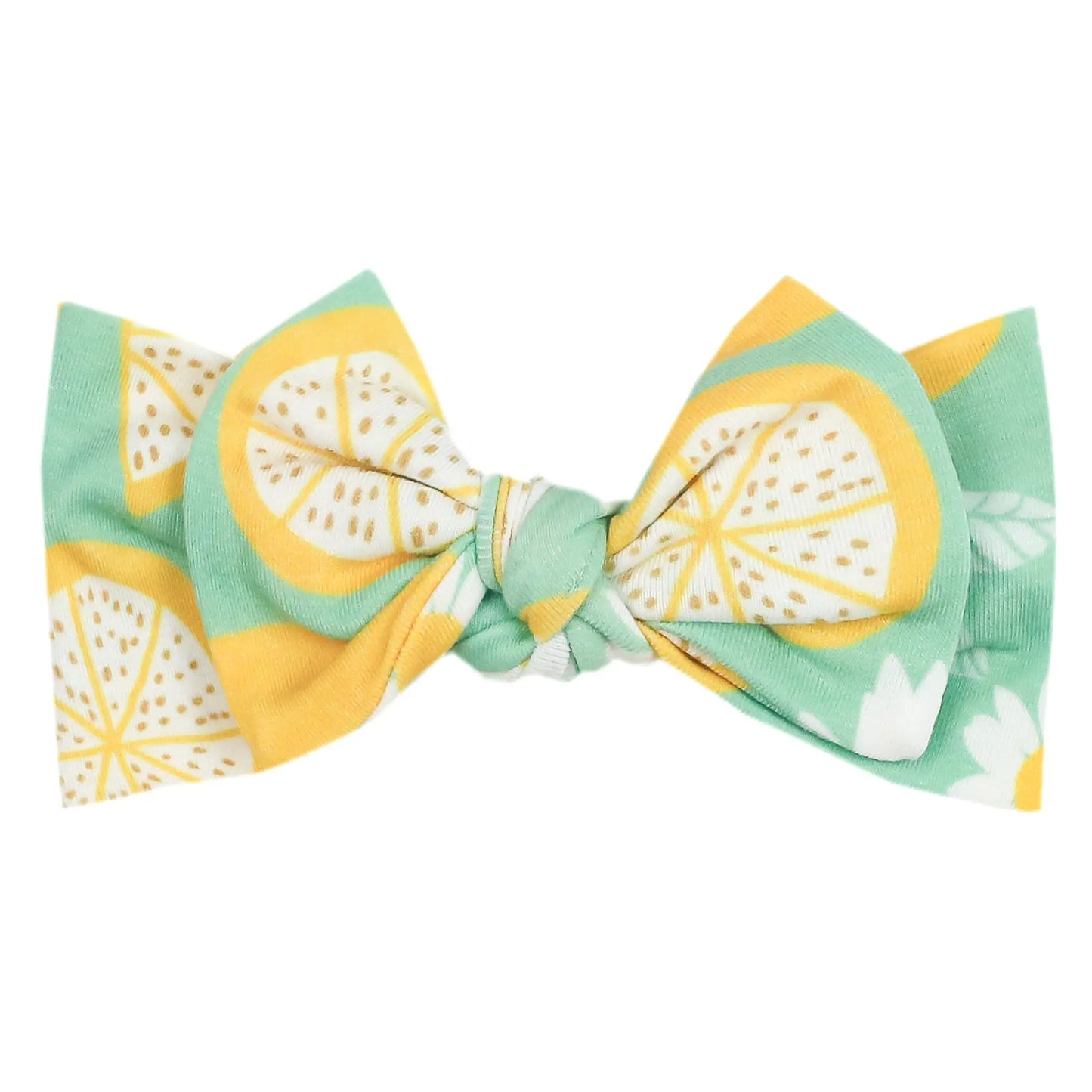 Copper Pearl - Headband Bow - Lemon