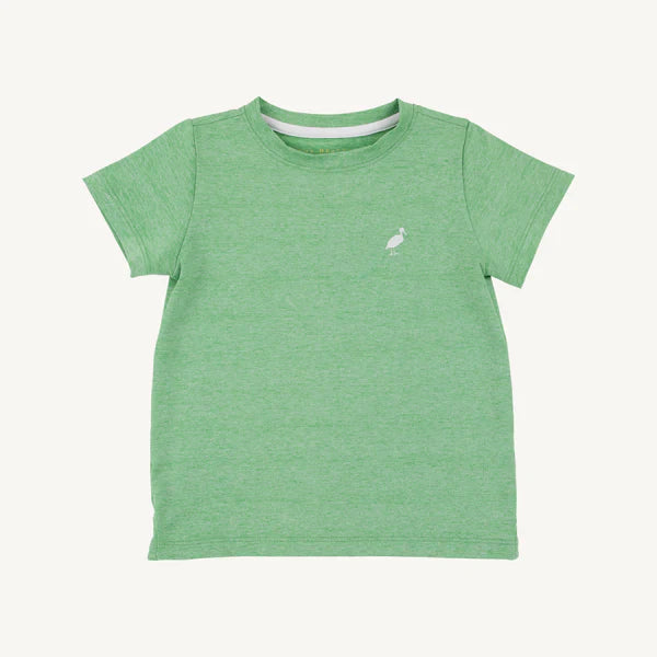 Grafton Green Heathered Prepletic Carter Crewneck