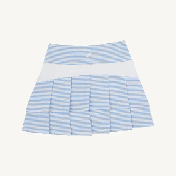 Beale Street Blue Seersucker White Prepletic™ Cindy Skort
