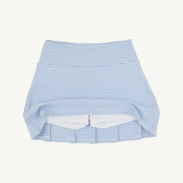 Beale Street Blue Seersucker White Prepletic™ Cindy Skort