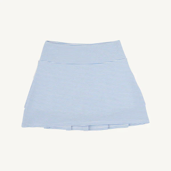 Beale Street Blue Seersucker White Prepletic™ Cindy Skort