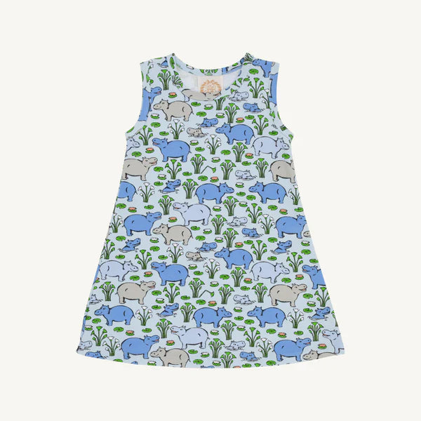 Bal Harbour Hippo Sleeveless Polly Play Dress