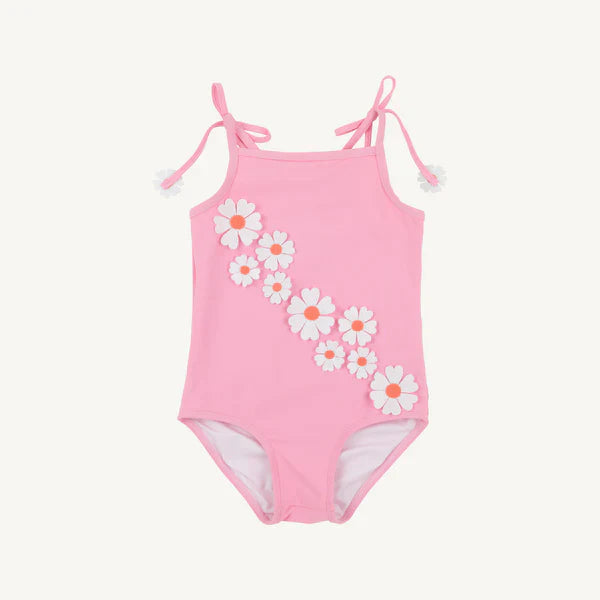 Hamptons Hot Pink Seashore Sherbert Floral St Lucia Swimsuit