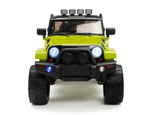 12V Kids Battery Operated Ride On Truck with EVA Wheels and Remote Control - Green