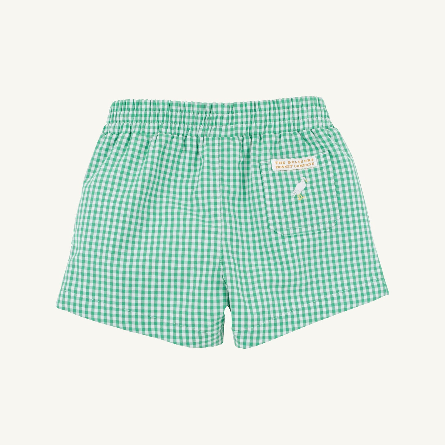 Gibson Island Green Mini Gingham Sheffield Shorts