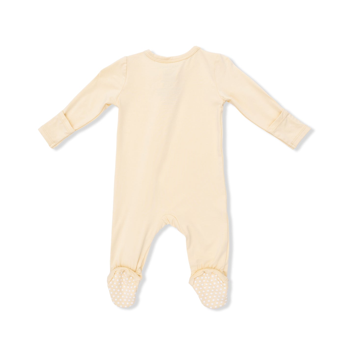Solid Italian Straw 2 Way Zipper Footie