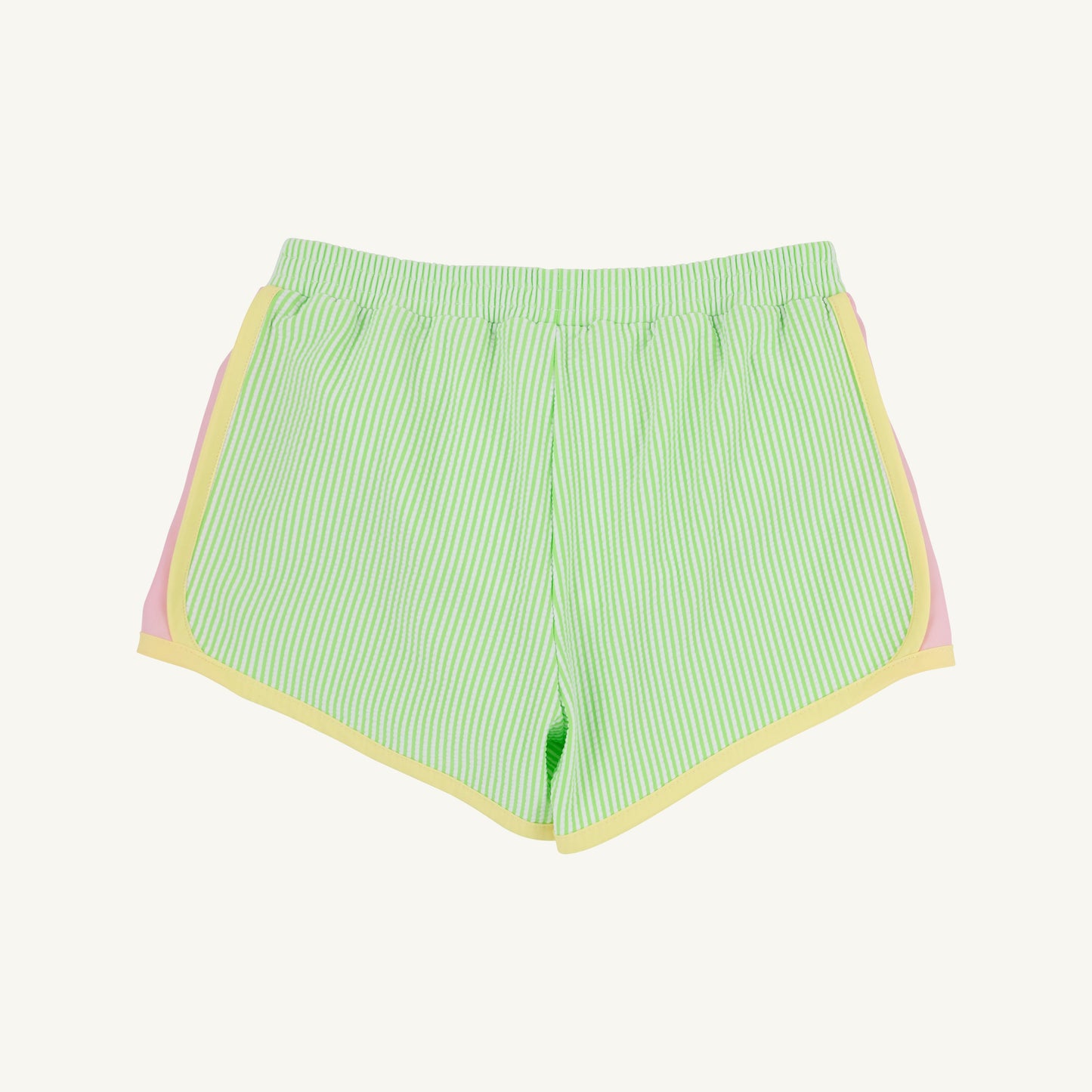 Lexington Lime Stripe/Pier Party Pink PrepleticTM Shimmy Shake Shorts- Seersucker