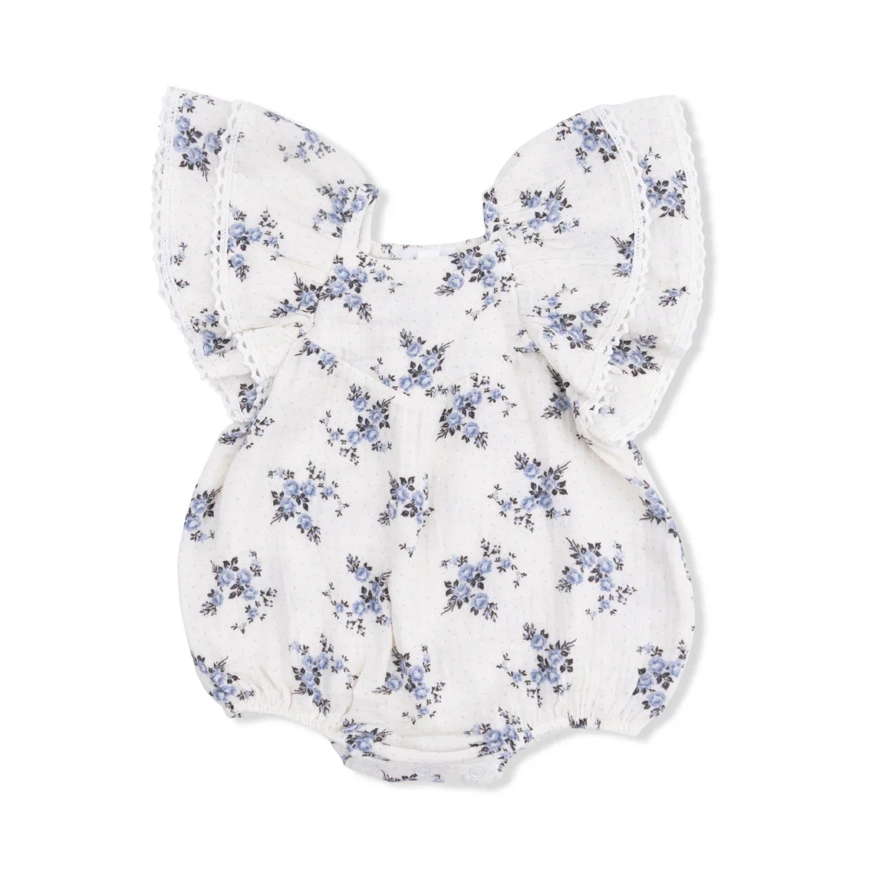 Belle Rosette Dot V-Neck Bubble