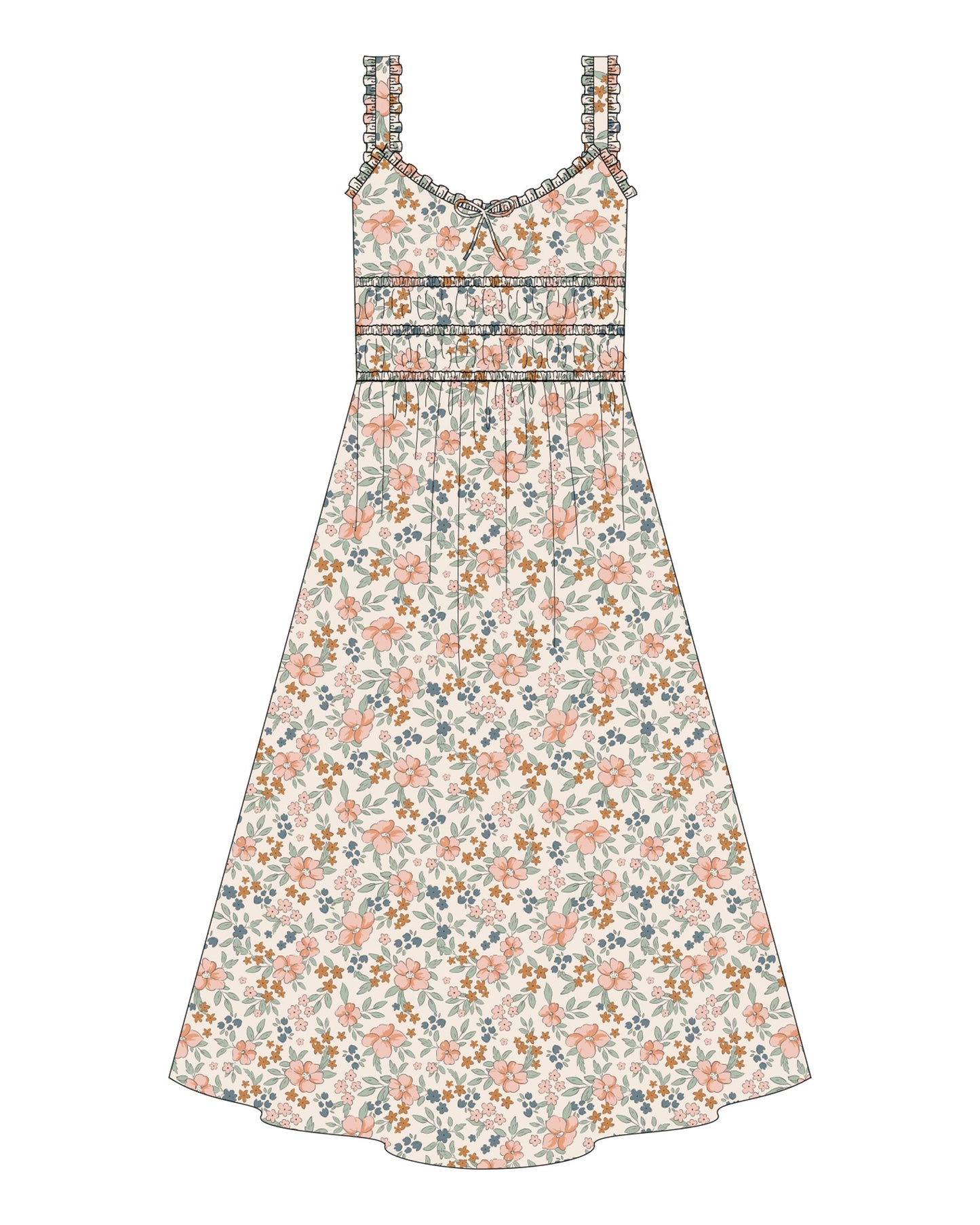 Women's Flower Field Jane Dress