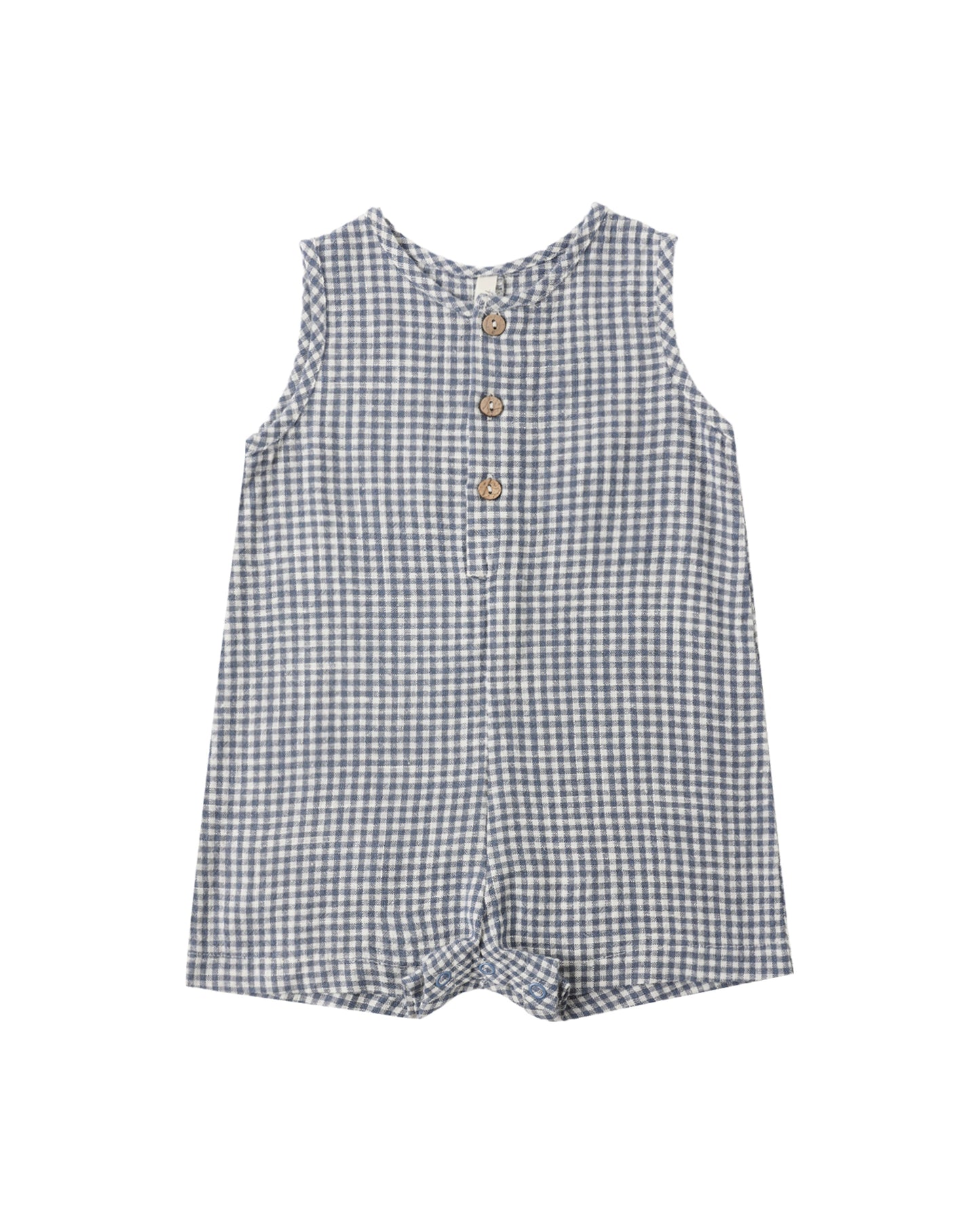 Marine Gingham Mavrick Romper
