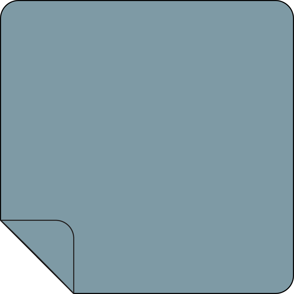 Solid Stone Blue Swaddle Blanket