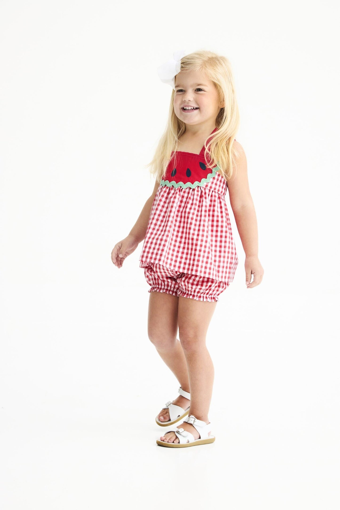 Richmond Red Gingham/Richmond Red/Watermelon Nancy's Novelty Set
