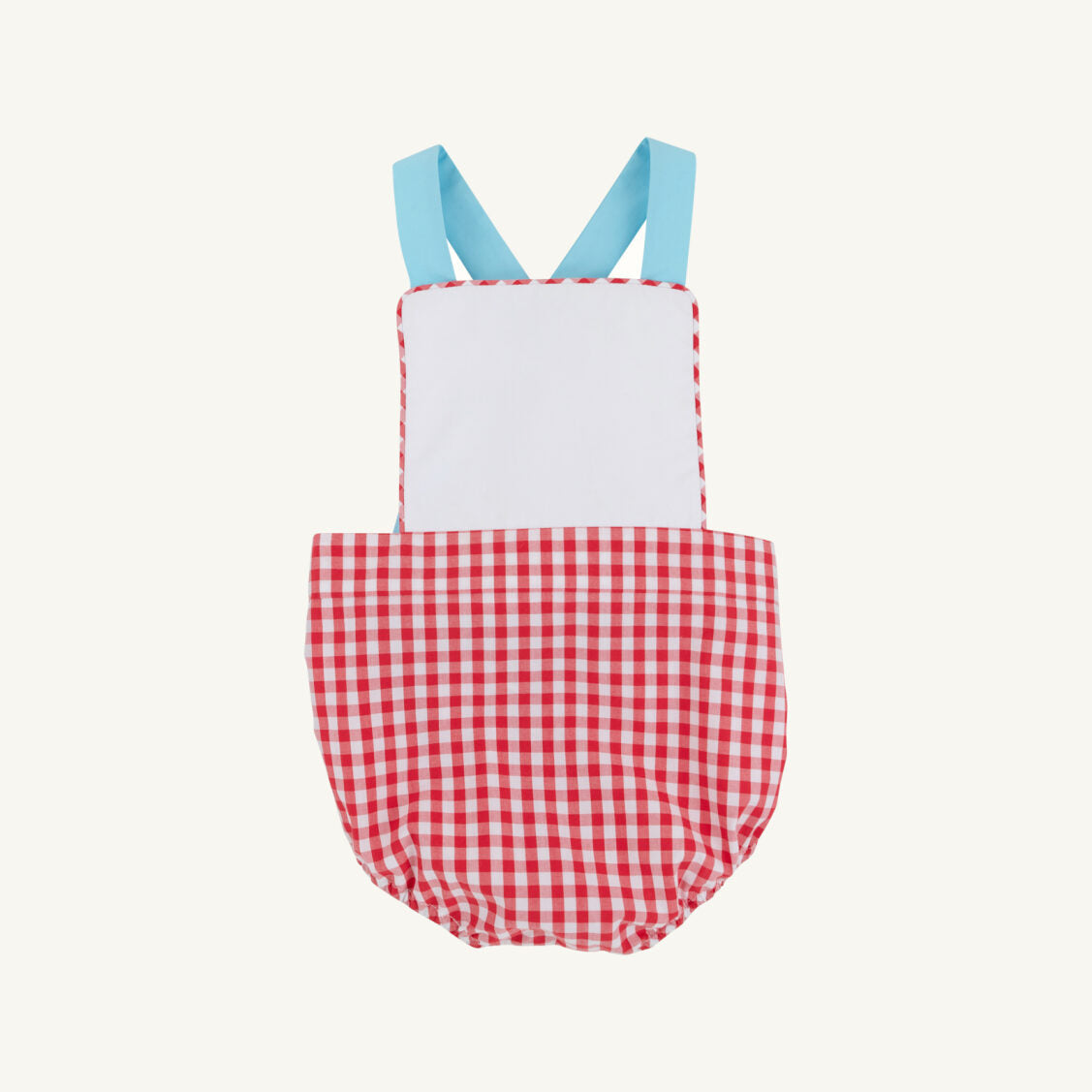 Richmond Red Gingham/Worth Ave White Sayre Sunsuit