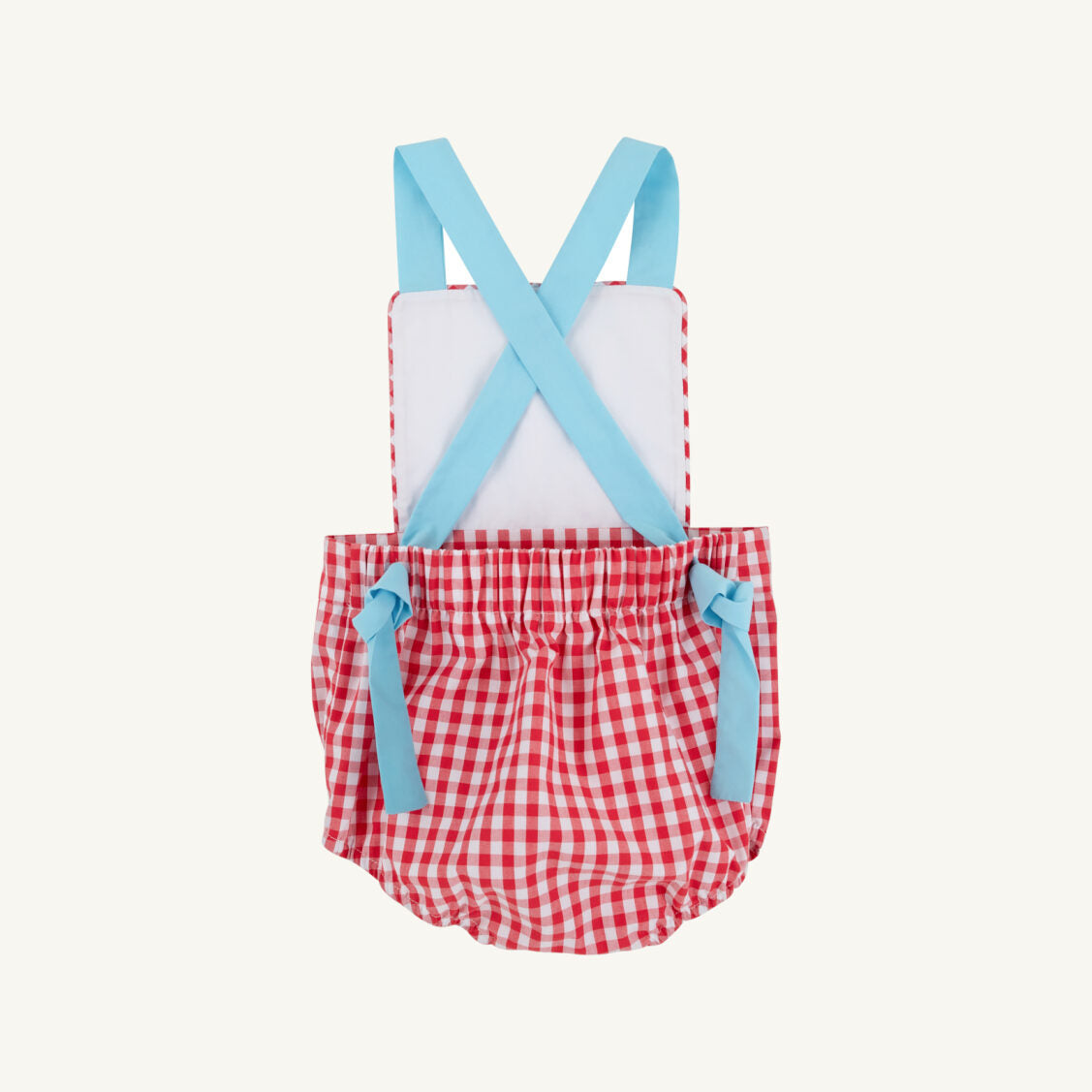 Richmond Red Gingham/Worth Ave White Sayre Sunsuit