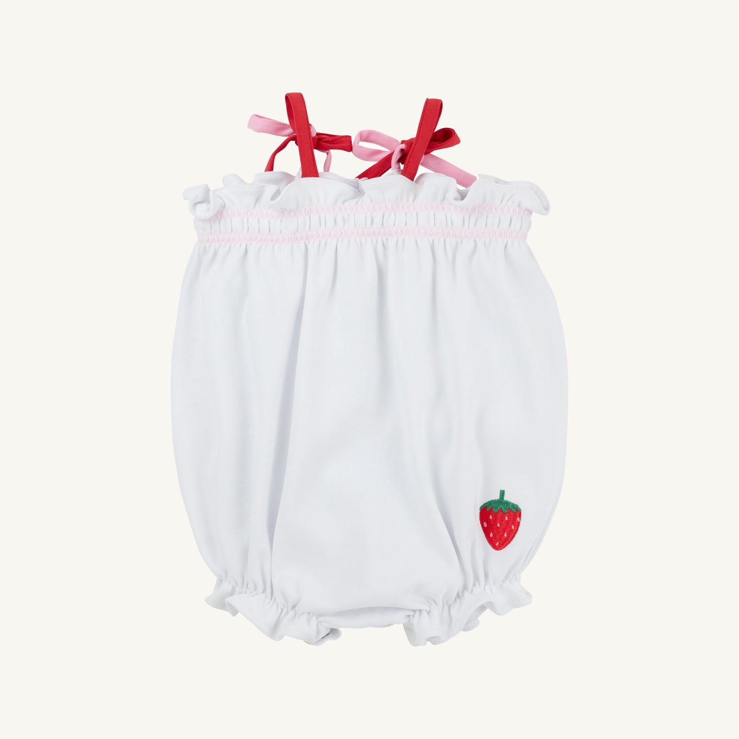 Worth Ave White/Pier Party Pink/Richmond Red Rosey Romper