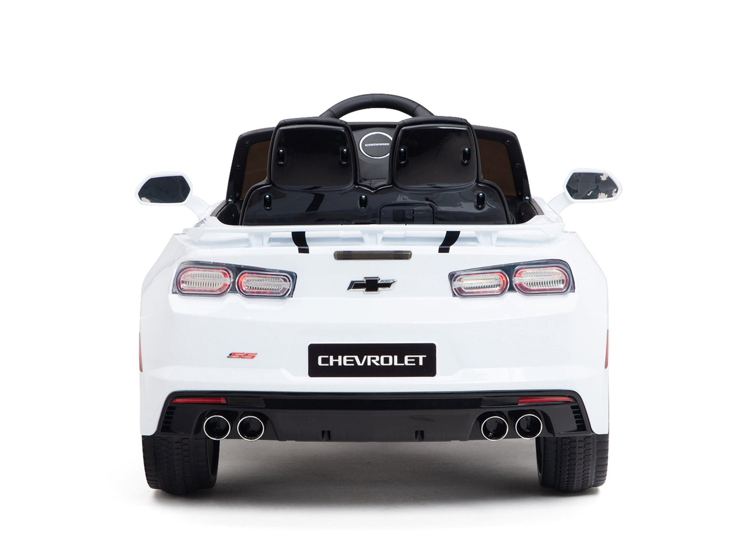 12V Chevrolet Camaro 2SS Kids Ride On Car with Remote Control - White