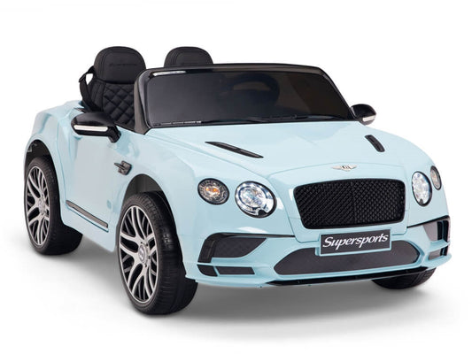 12V Bentley Continental Supersports Kids Electric Ride On Car with Remote - Blue